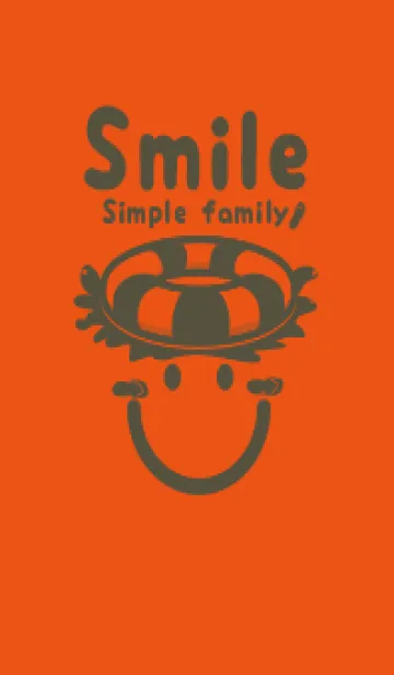 [LINE着せ替え] スマイル＆サマー フレイムオレンジの画像1