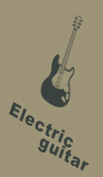 [LINE着せ替え] ELECTRIC GUITAR CLR 灰汁色の画像1