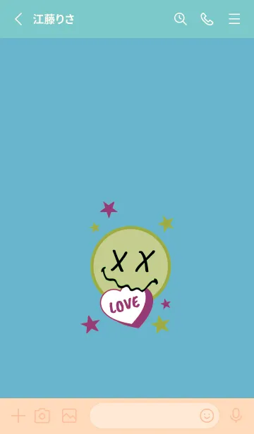 [LINE着せ替え] ラブ スマイル 107の画像2