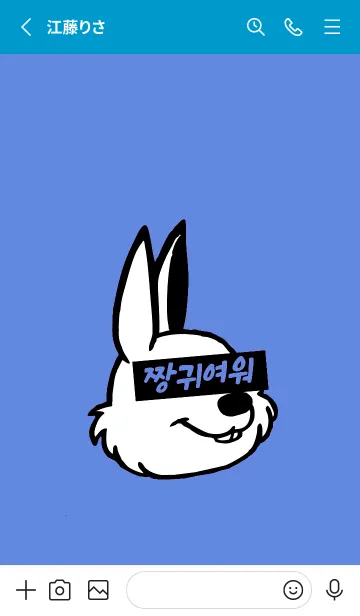 [LINE着せ替え] コリアン ラビット 66の画像2