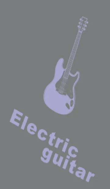 [LINE着せ替え] ELECTRIC GUITAR CLR 鉛色の画像1