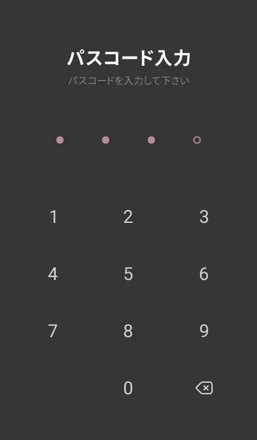[LINE着せ替え] Simple&Basic ローズ×ブラックの画像4