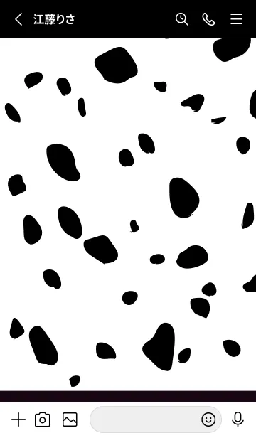 [LINE着せ替え] Dalmatian -Crow-の画像2