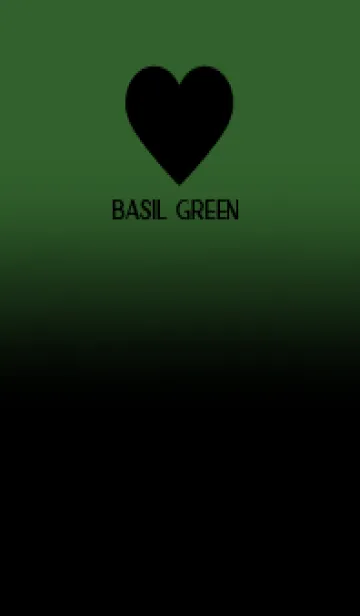 [LINE着せ替え] Black & Basil Green Theme V.5 (JP)の画像1