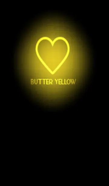 [LINE着せ替え] Butter Yellow Neon Theme V5 (JP)の画像1