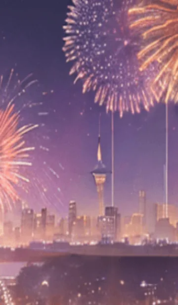 [LINE着せ替え] 夏夜のカケラ#II124。の画像1