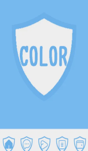 [LINE着せ替え] blue color Y31の画像1