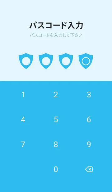 [LINE着せ替え] blue color Y34の画像4