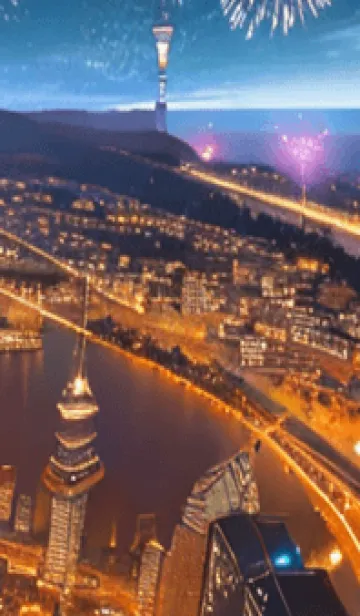 [LINE着せ替え] 夏夜のカケラ#HaC028。の画像1