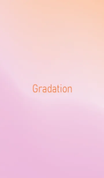 [LINE着せ替え] gradation-ORANGE&PINK-7の画像1