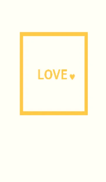 [LINE着せ替え] SIMPLE_LOVE #orangeの画像1