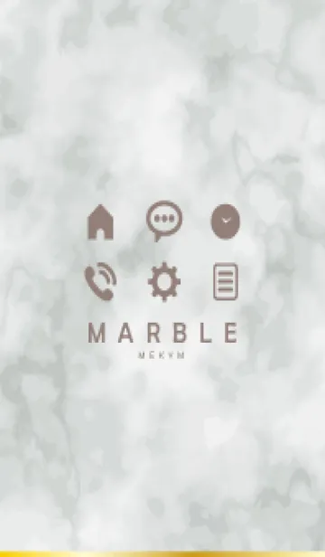 [LINE着せ替え] MONOTONE MARBLE-ICON 22の画像1