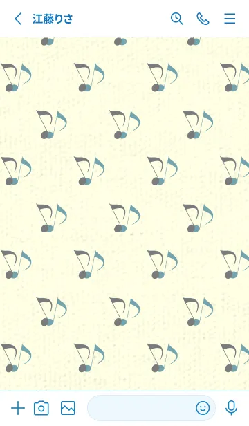 [LINE着せ替え] Clef dot 鉛色の画像2