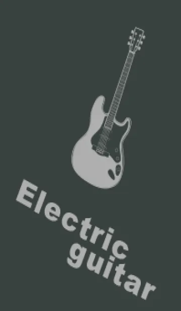 [LINE着せ替え] ELECTRIC GUITAR CLR オフブラックの画像1