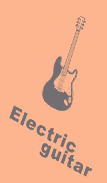 [LINE着せ替え] ELECTRIC GUITAR CLR ペールアプリコットの画像1