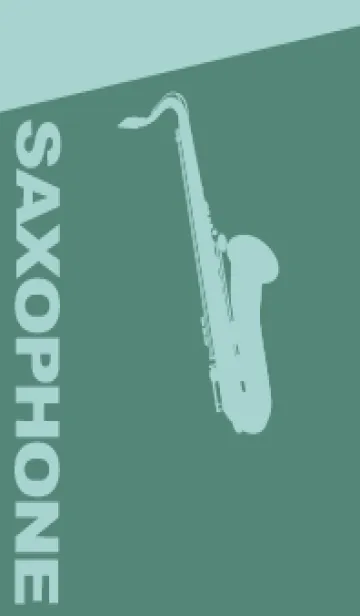 [LINE着せ替え] Saxophone CLR ライトターコイズの画像1