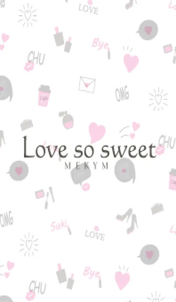 [LINE着せ替え] Love so sweet - MEKYM 8の画像1