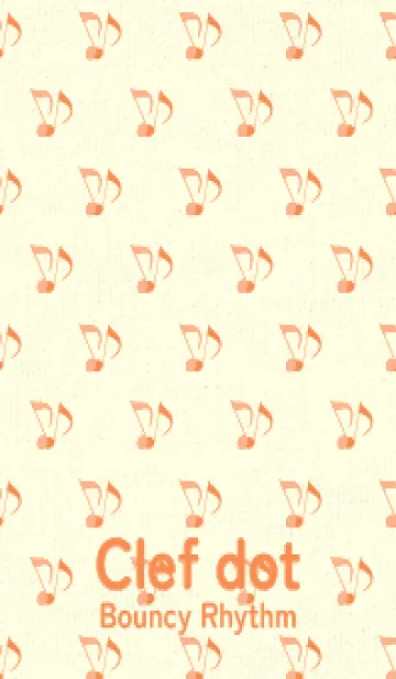 [LINE着せ替え] Clef dot ペールアプリコットの画像1