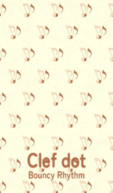 [LINE着せ替え] Clef dot 薄橙の画像1