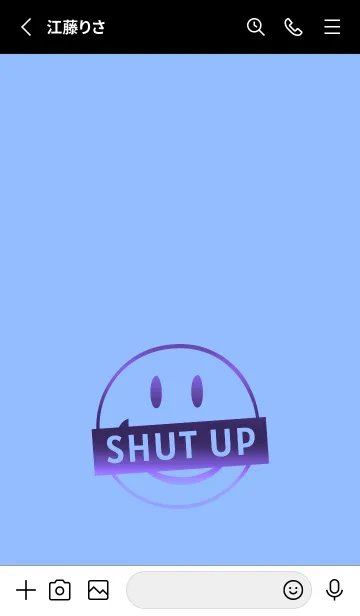 [LINE着せ替え] スマイル グラデーション .7の画像2