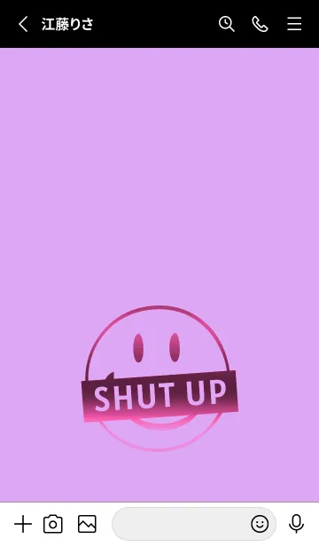 [LINE着せ替え] スマイル グラデーション .9の画像2