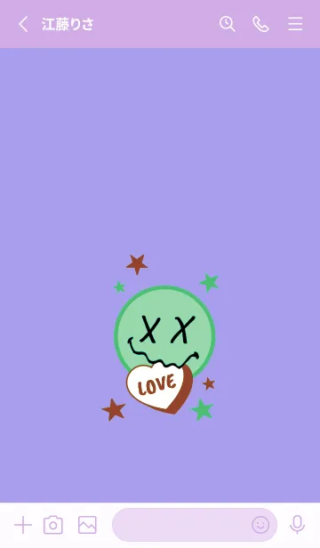 [LINE着せ替え] ラブ スマイル 109の画像2