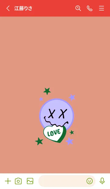 [LINE着せ替え] ラブ スマイル 113の画像2