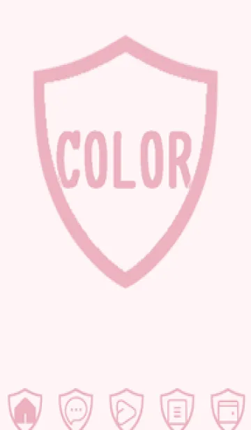 [LINE着せ替え] pink color Y35の画像1