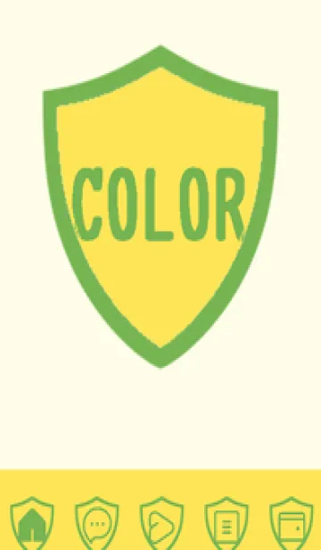 [LINE着せ替え] yellow color Y32の画像1