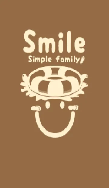 [LINE着せ替え] スマイル＆サマー カフェオレの画像1