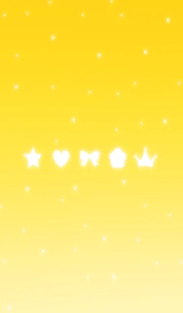キラキラ -yellow-の着せ替えメイン画像
