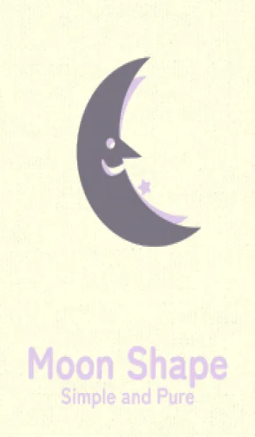 [LINE着せ替え] 月型の着せかえ ライラックヘイズィの画像1