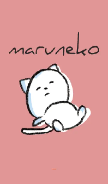 [LINE着せ替え] 赤 : まるねこ3の画像1