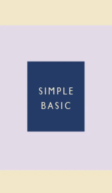 [LINE着せ替え] 大人シンプルBasic ネイビー×パープルの画像1