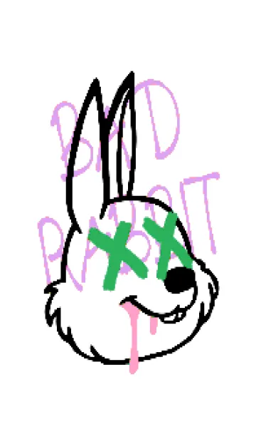 [LINE着せ替え] バッド ラビット 236の画像1