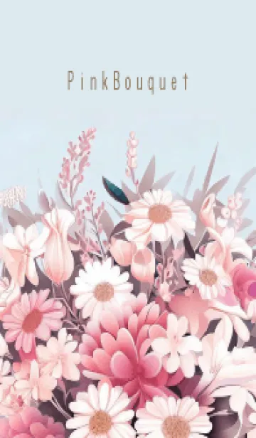 [LINE着せ替え] Pink Bouquet -FLOWER-4の画像1