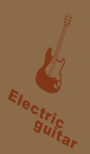 [LINE着せ替え] ELECTRIC GUITAR CLR ブリックレッドの画像1
