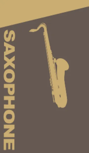 [LINE着せ替え] Saxophone CLR 栗色の画像1