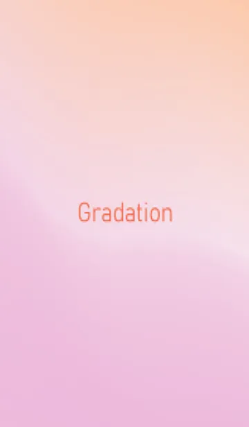 [LINE着せ替え] gradation-ORANGE&PINK-8の画像1