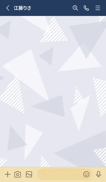 [LINE着せ替え] オシャレな三角12の画像2