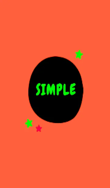 [LINE着せ替え] シンプル カラー スター 109の画像1