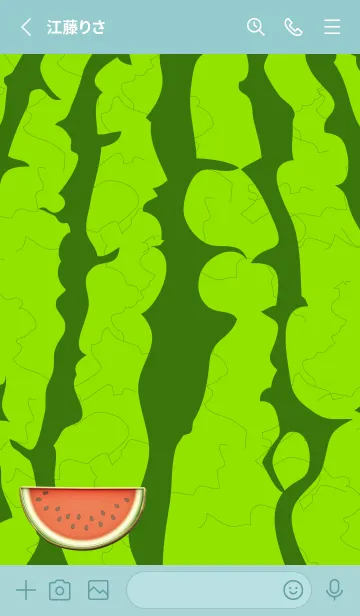 [LINE着せ替え] watermelon Enamel Pin 45の画像2