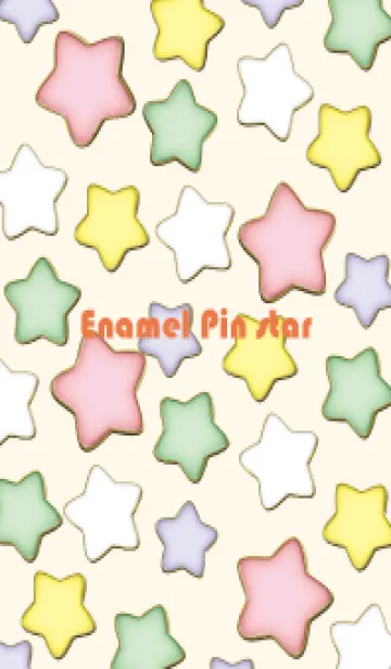 [LINE着せ替え] Enamel Pin Candy Star 125の画像1