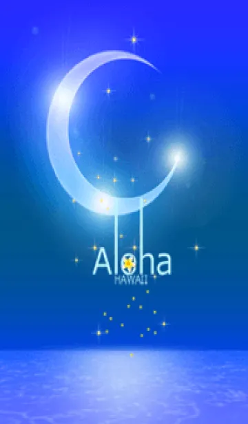 [LINE着せ替え] きらきらブルームーン*ハワイ＊ALOHA+272-1の画像1