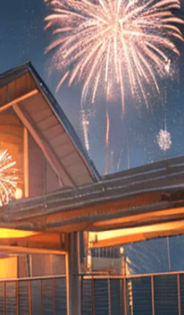 [LINE着せ替え] 夏夜のカケラ#IK11。の画像1