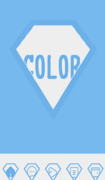 [LINE着せ替え] blue color Z31の画像1