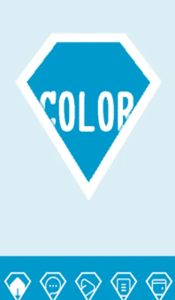 [LINE着せ替え] blue color Z32の画像1