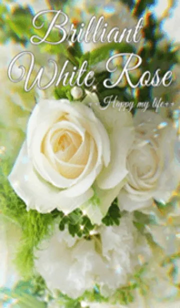 [LINE着せ替え] Brilliant White Roseの画像1