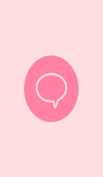 [LINE着せ替え] ○シンプル着せかえ○PINK 03の画像1