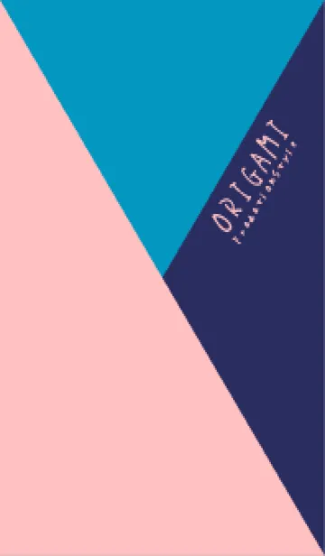 [LINE着せ替え] ORIGAMI／グラデーションスタイルの画像1